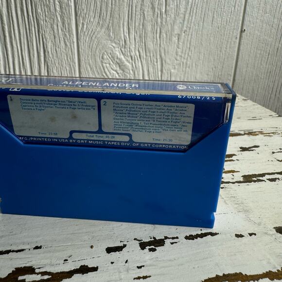 Alpenlander Gustav Leonhardt Organ Cassette Bundle 2 Tapes 1973 Vintage Classic - Picture 4 of 8